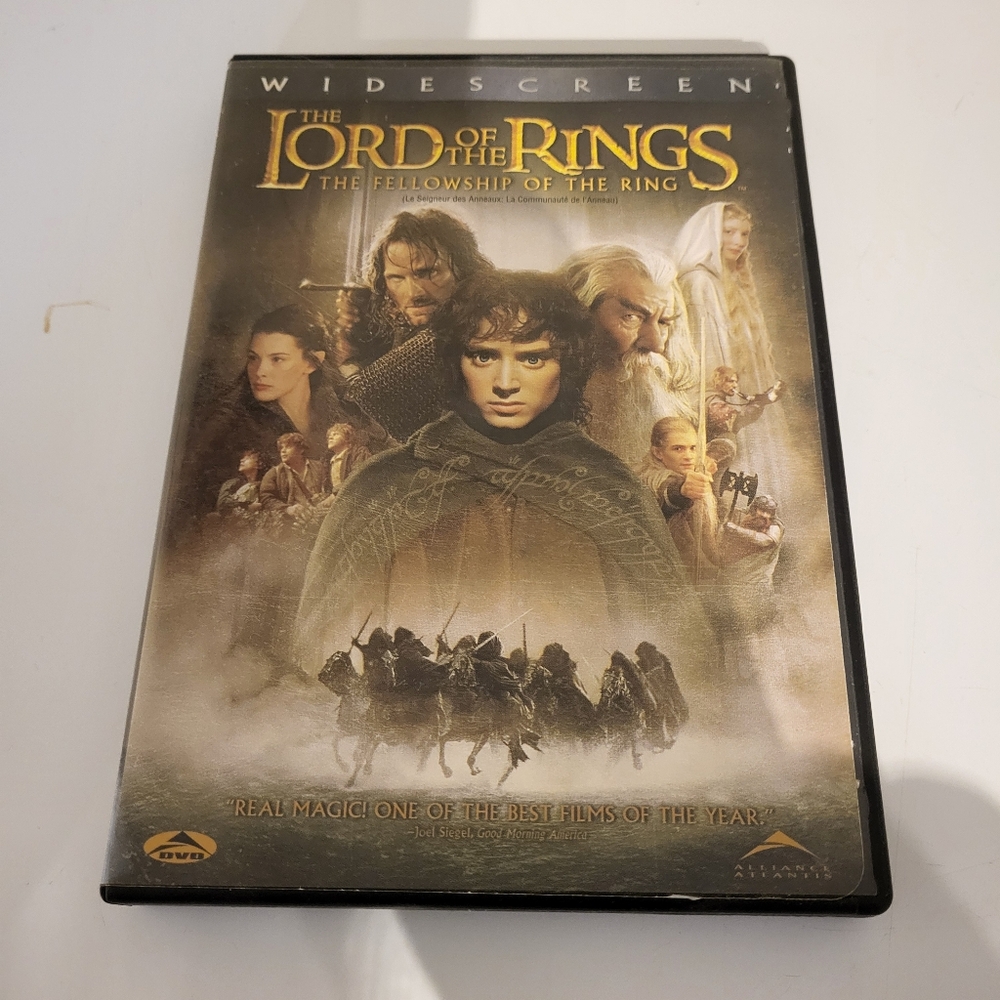 Lord of The Rings ~ The Fellowship of The Ring on DVD